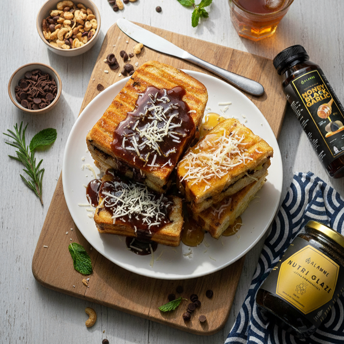 Roti Bakar X Nutri Glaze