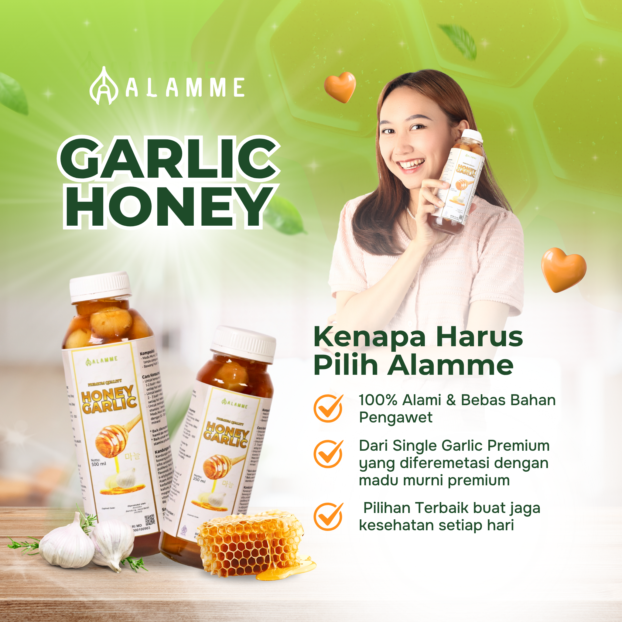 Alamme Garlic Honey