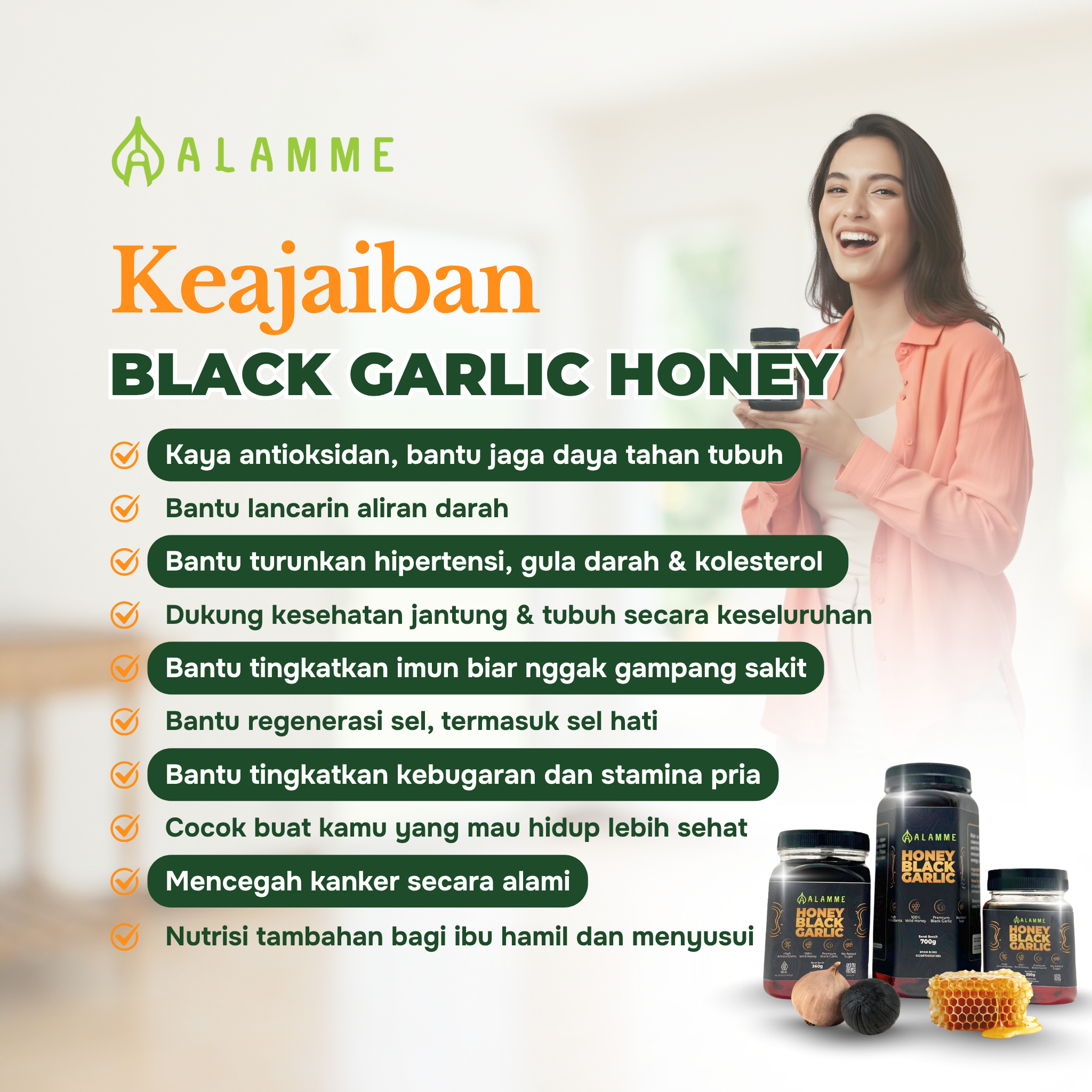 Alamme Black Garlic Honey