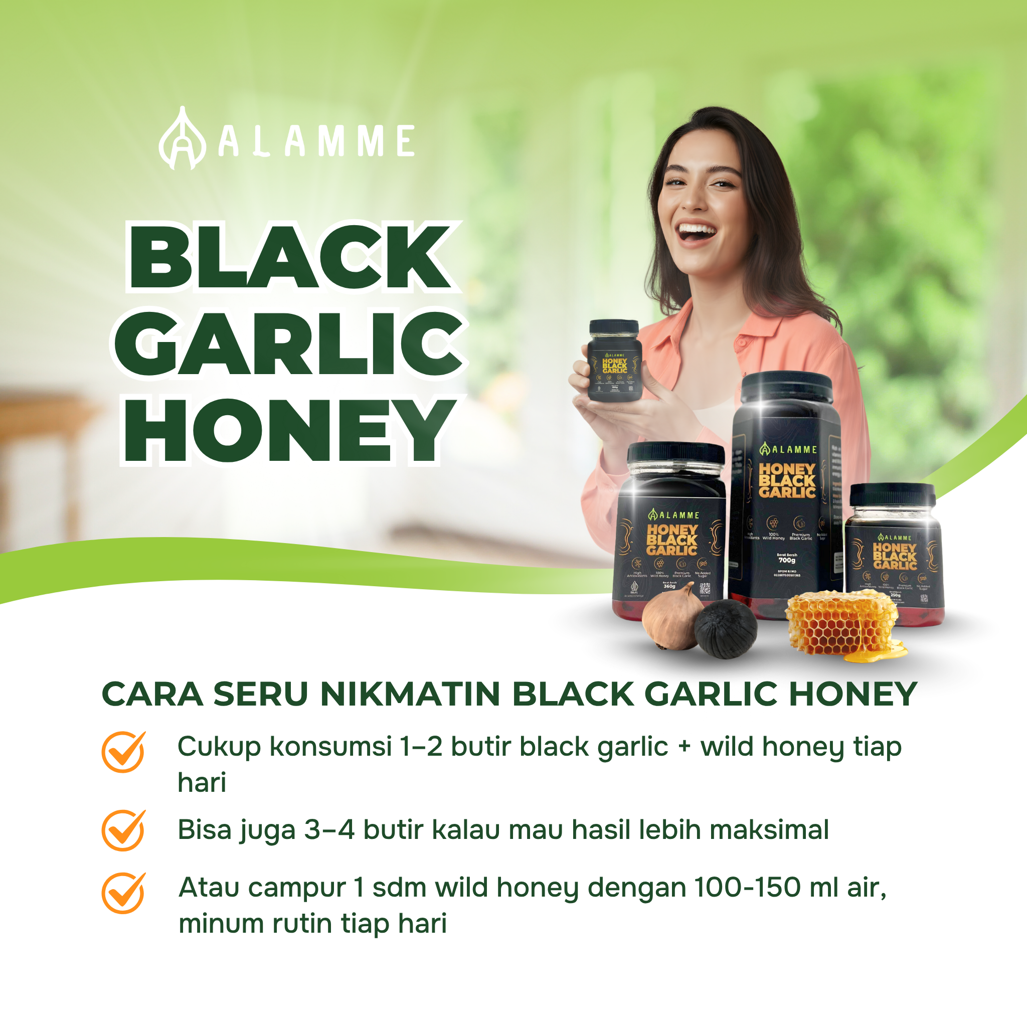 Alamme Black Garlic Honey