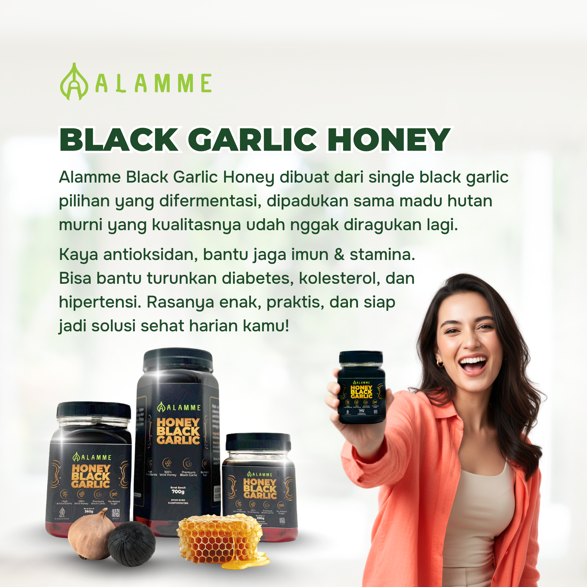Alamme Black Garlic Honey