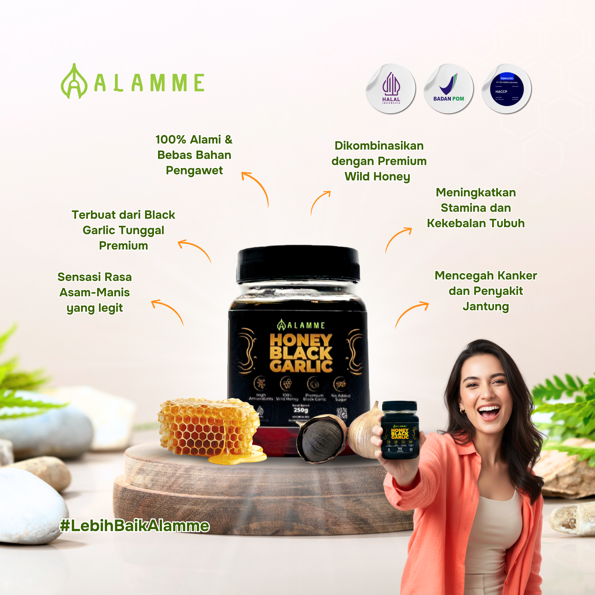 Alamme Black Garlic Honey