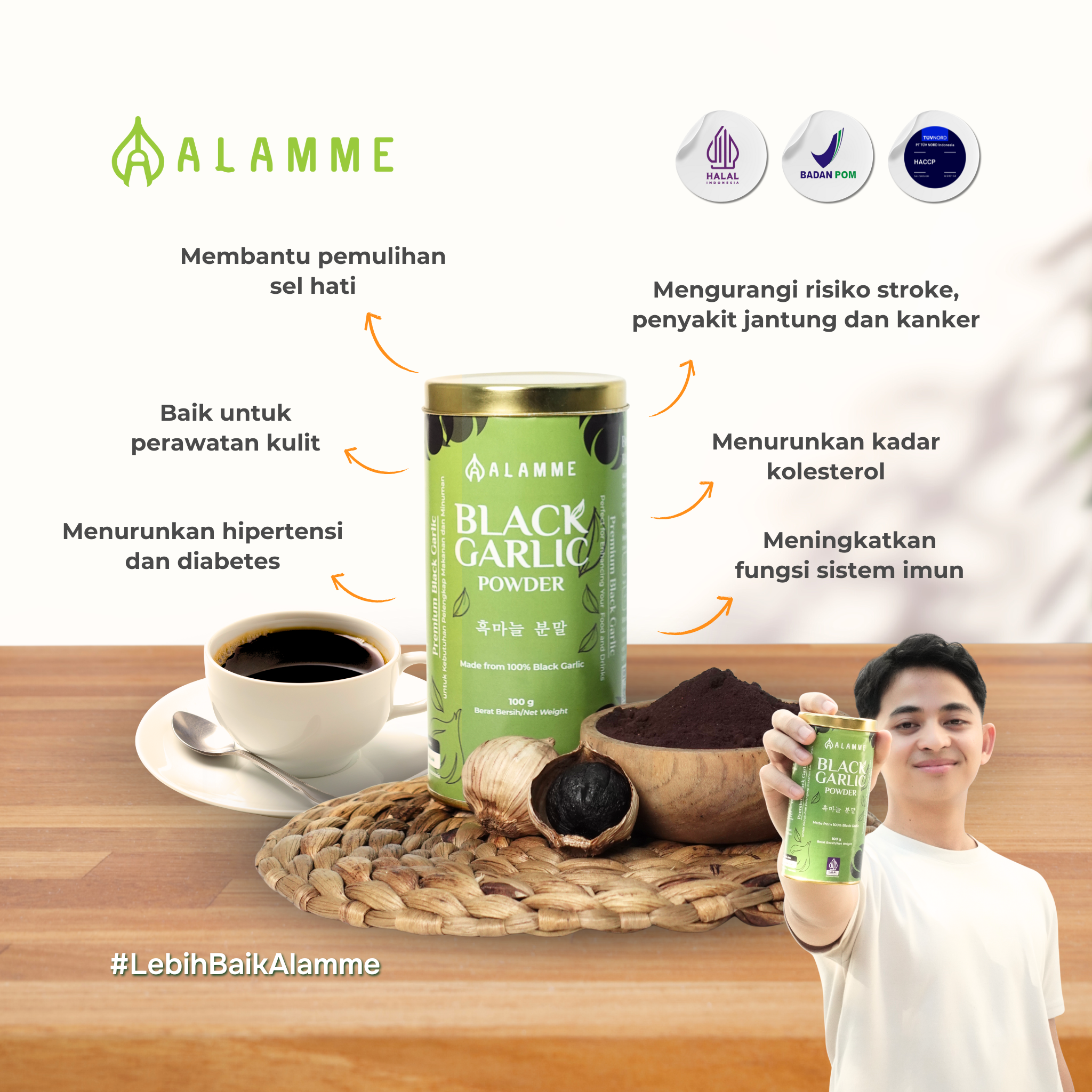 Alamme Black Garlic Powder