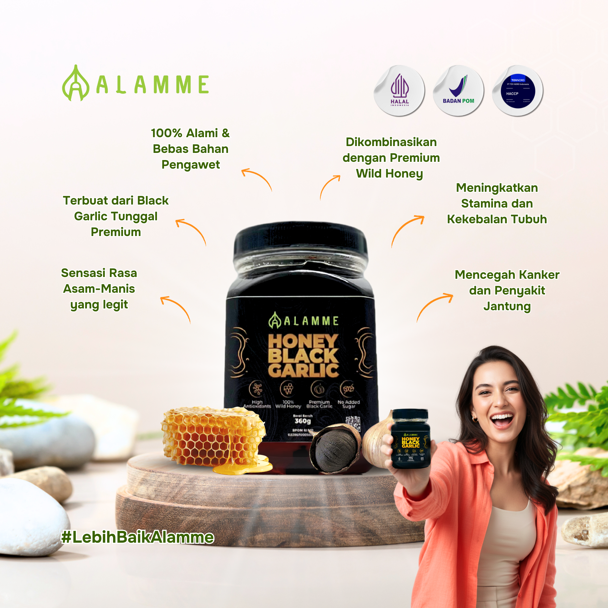 Alamme Black Garlic Honey