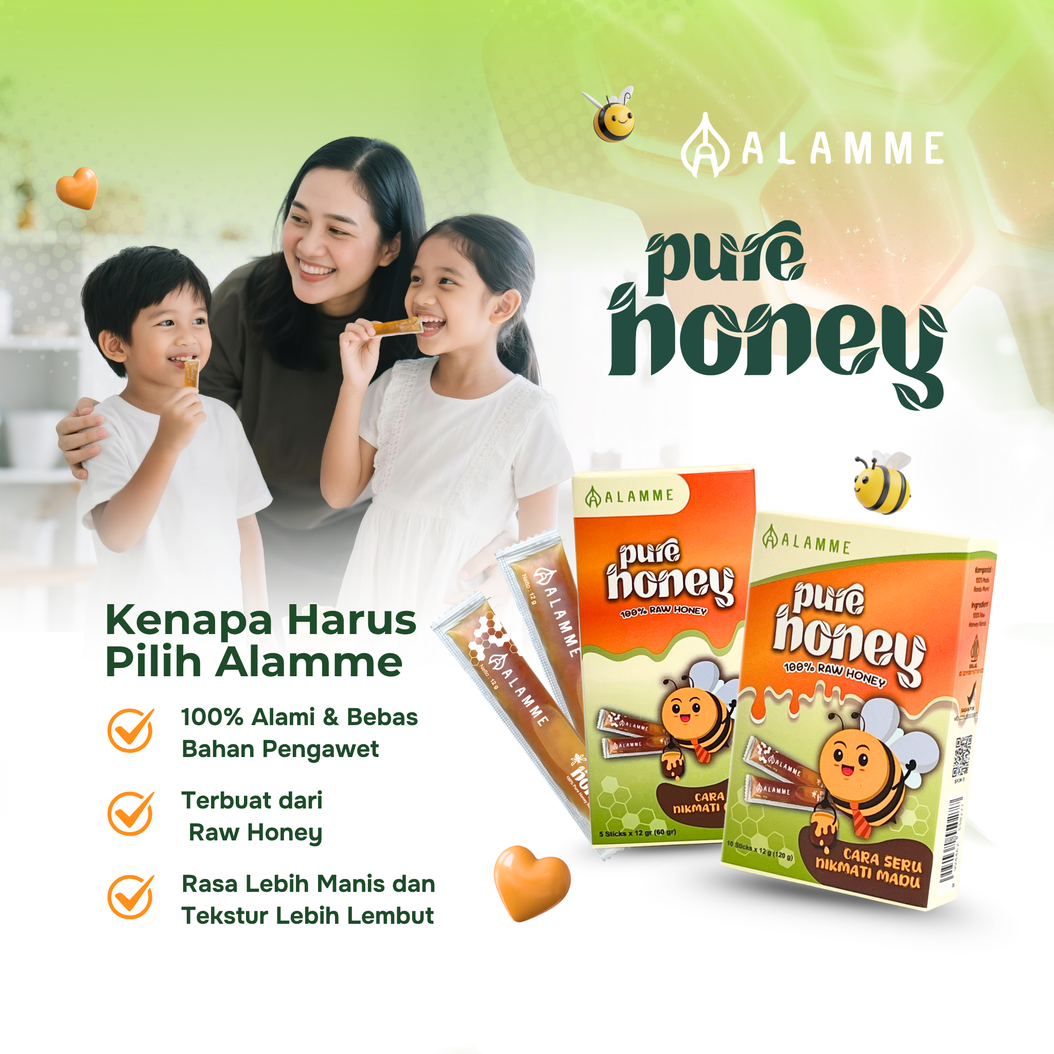 Alamme Pure Honey Stick