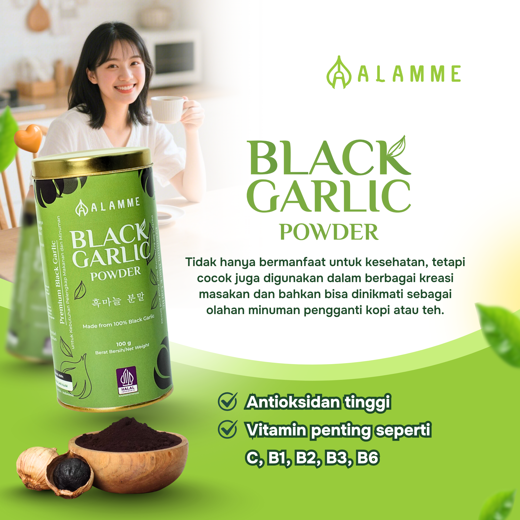 Alamme Black Garlic Powder