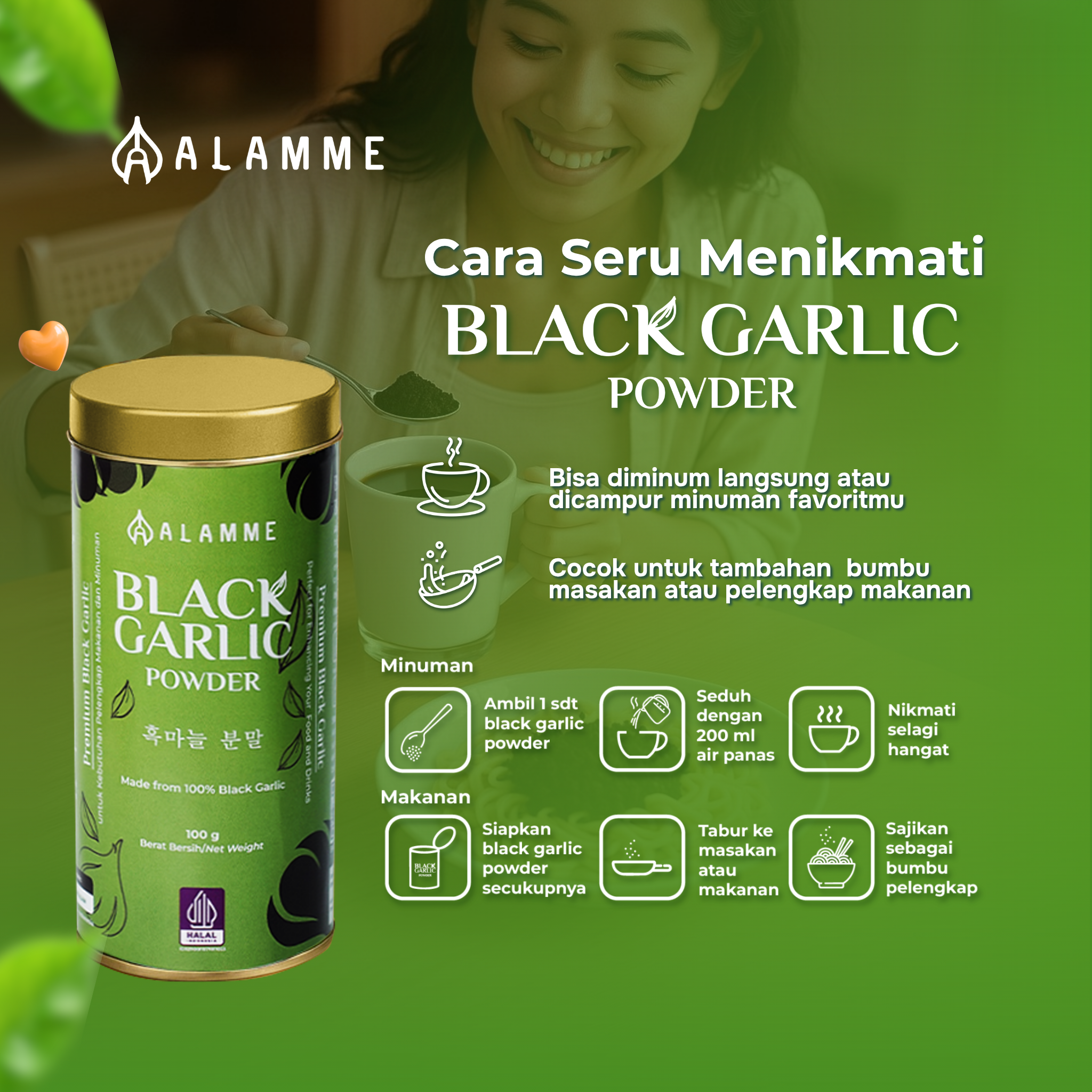 Alamme Black Garlic Powder