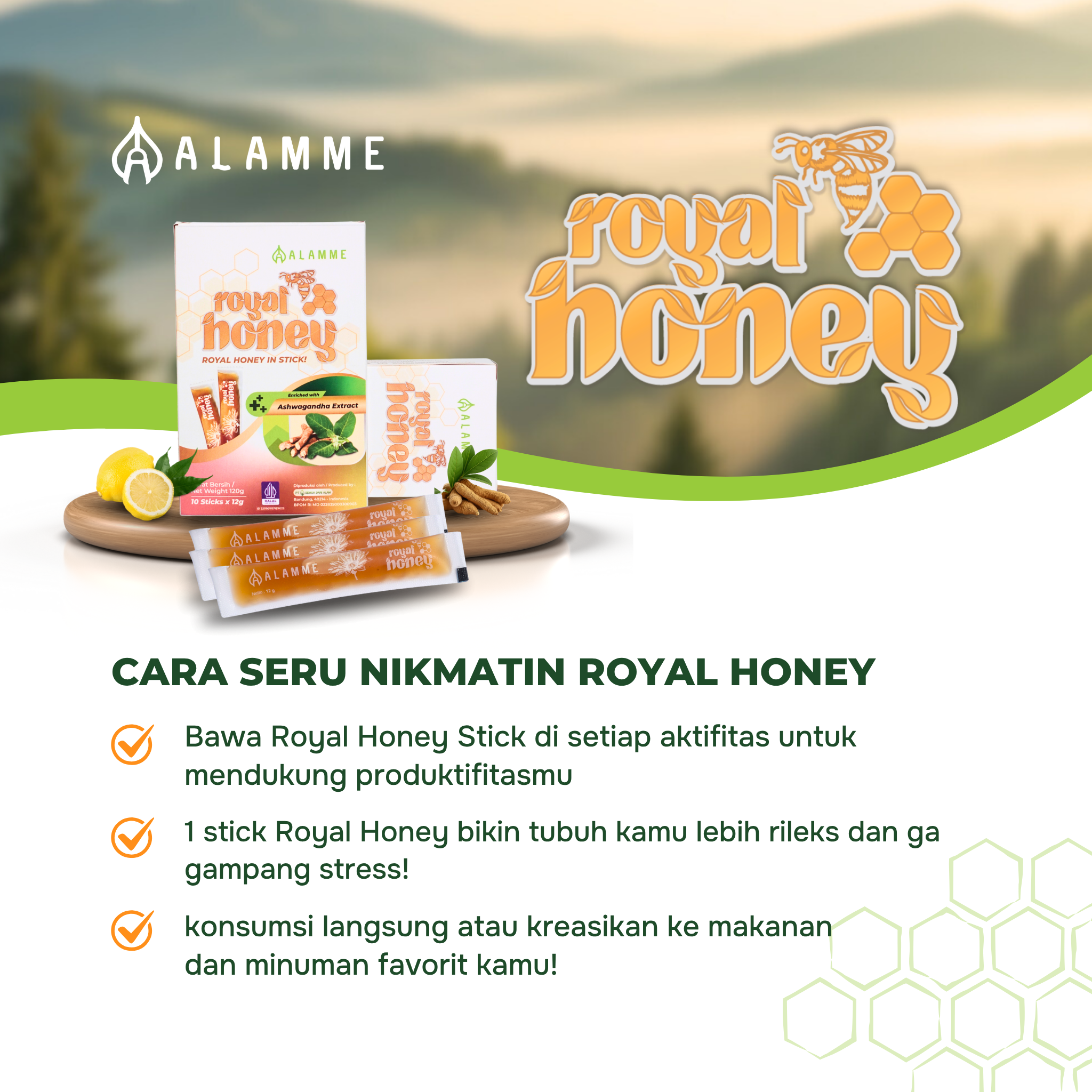 Alamme Royal Honey Stick