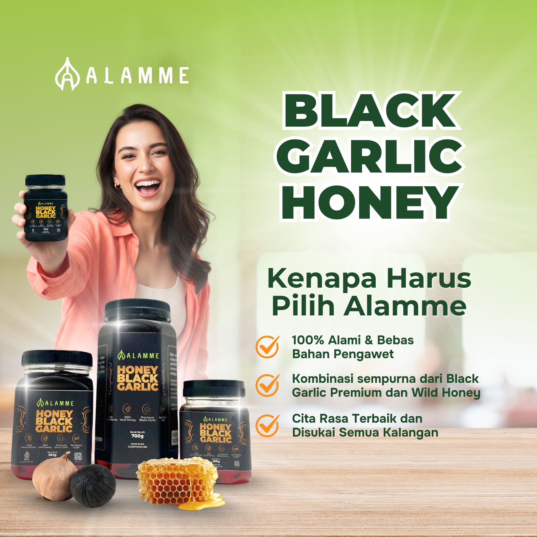 Alamme Black Garlic Honey