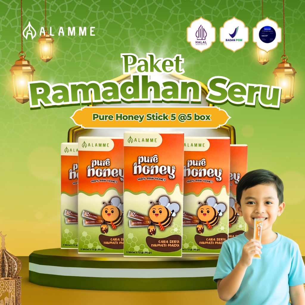 Alamme Pure Honey 5 Stick Bundling 5 Box